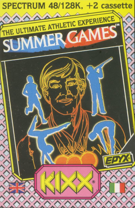 Summer Games box art for ZX Spectrum