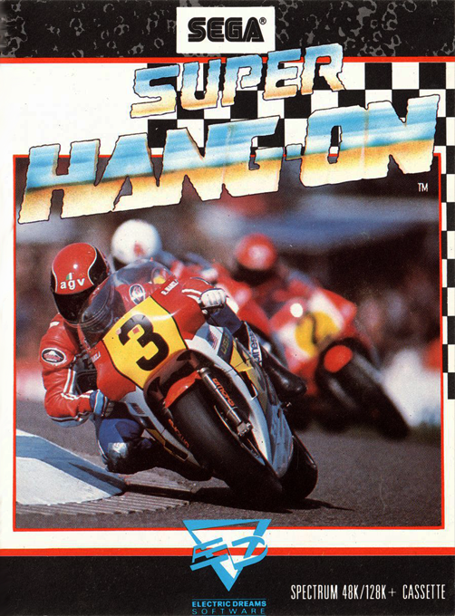 Super Hang On box art for ZX Spectrum