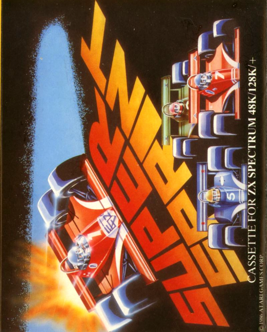 Super Sprint box art for ZX Spectrum