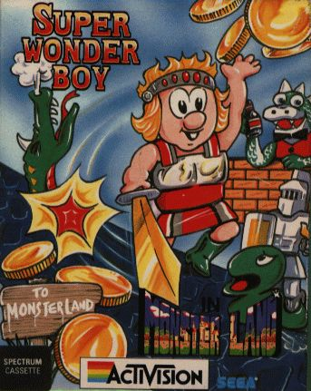 Super Wonder Boy box art for ZX Spectrum