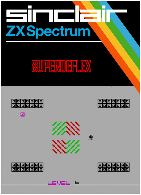 Superdeflex box art for ZX Spectrum