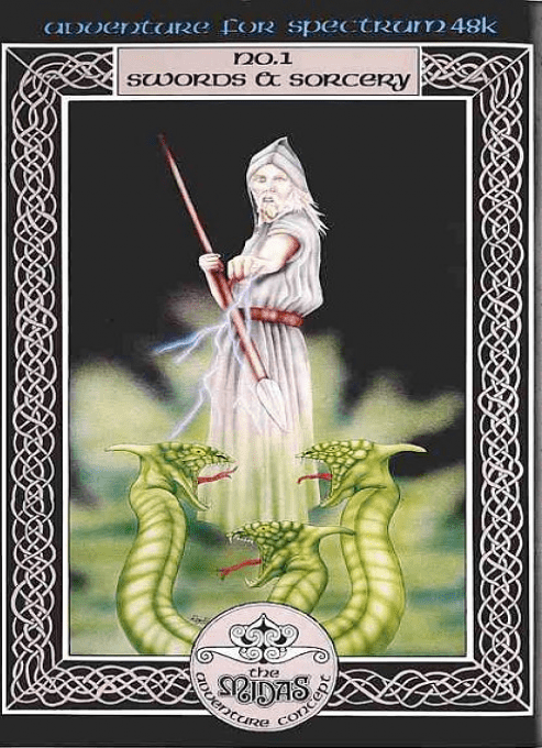 Swords and Sorcery box art for ZX Spectrum