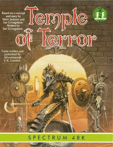 Temple of Terror box art for ZX Spectrum