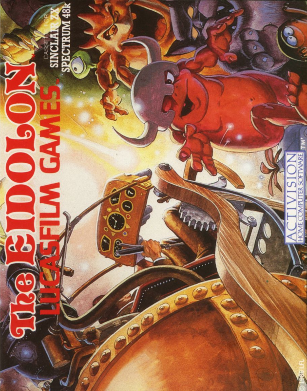 The Eidolon box art for ZX Spectrum