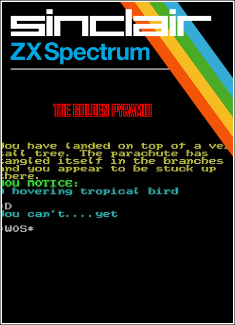 The Golden Pyramid box art for ZX Spectrum