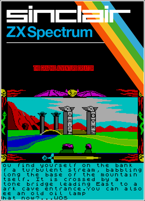 The Graphic Adventure Creator box art for ZX Spectrum