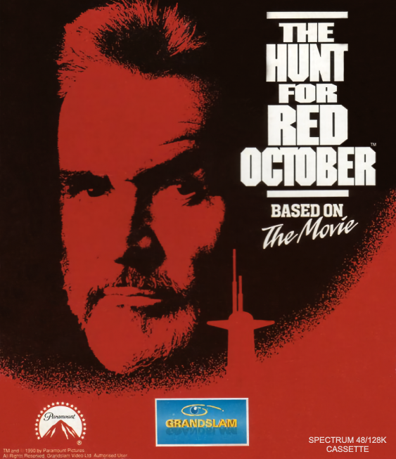 The Hunt for Red October box art for ZX Spectrum