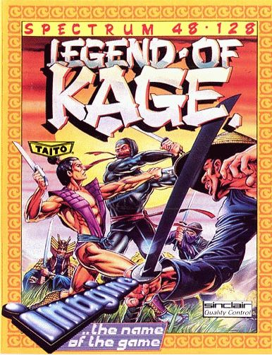 The Legend of Kage box art for ZX Spectrum