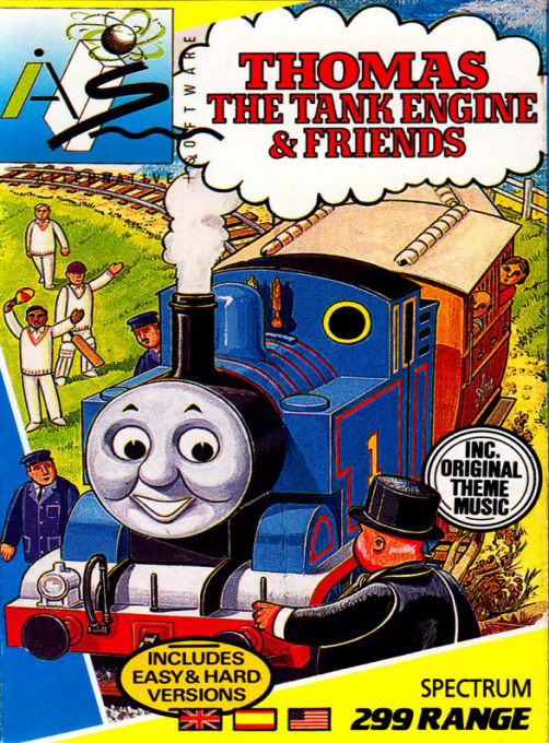 Thomas the Tank Engine and Friends box art for ZX Spectrum