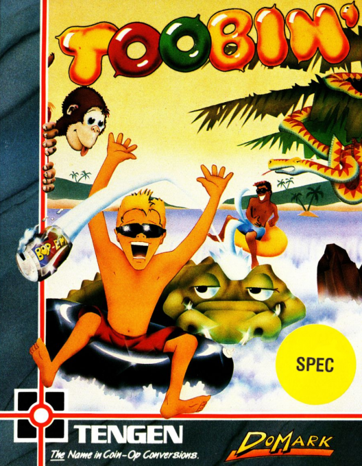 Toobin' box art for ZX Spectrum