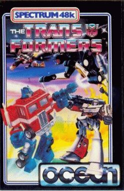 Transformers box art for ZX Spectrum