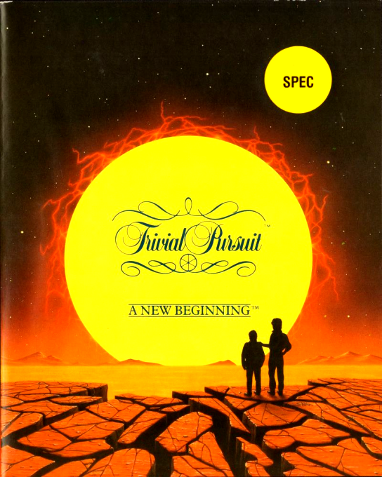 Trivial Pursuit: A New Beginning box art for ZX Spectrum