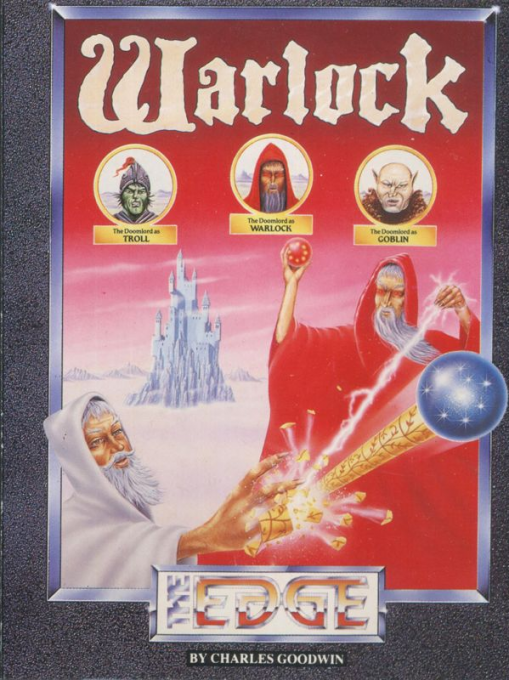 Warlock box art for ZX Spectrum