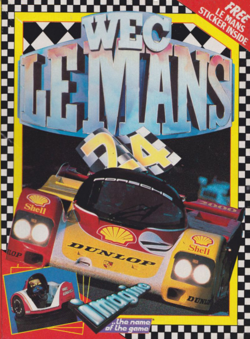 WEC Le Mans box art for ZX Spectrum