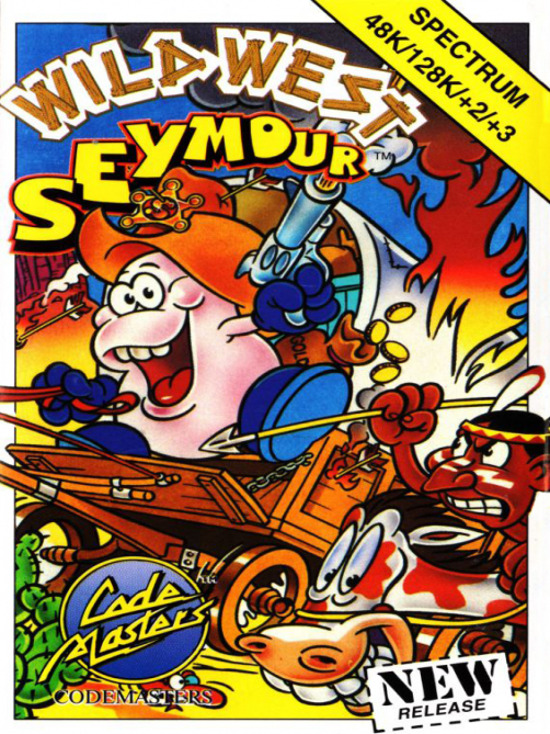 Wild West Seymour box art for ZX Spectrum