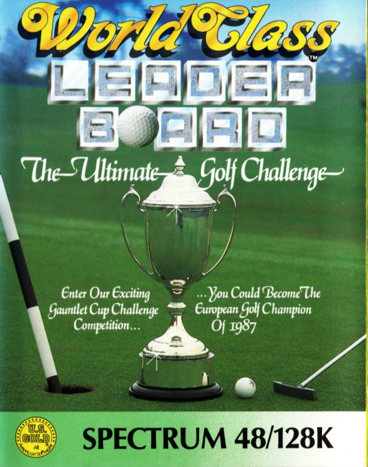 World Class Leader Board box art for ZX Spectrum