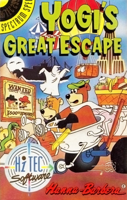 Yogi's Great Escape box art for ZX Spectrum