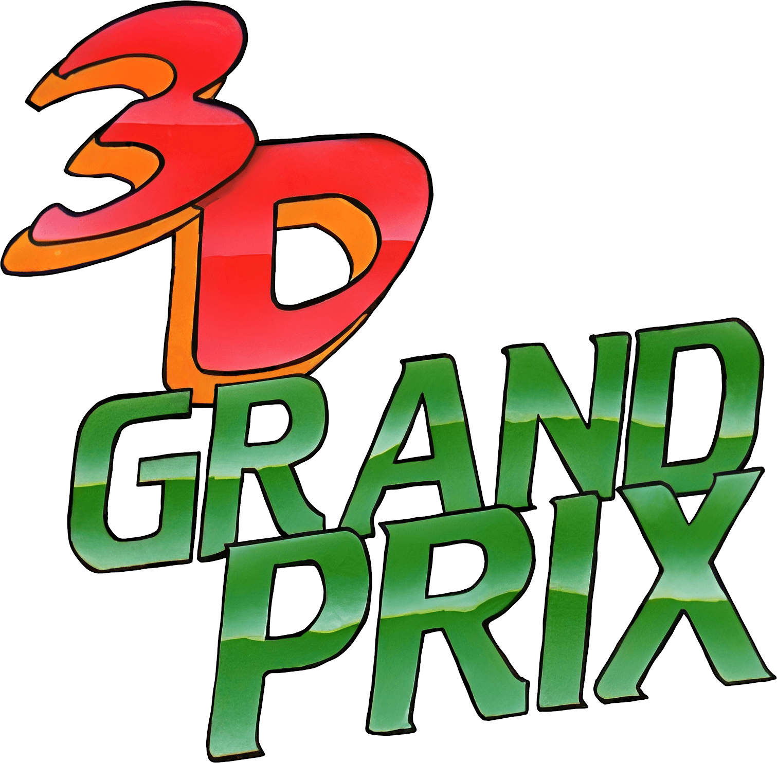 3D Grand Prix logo for ZX Spectrum
