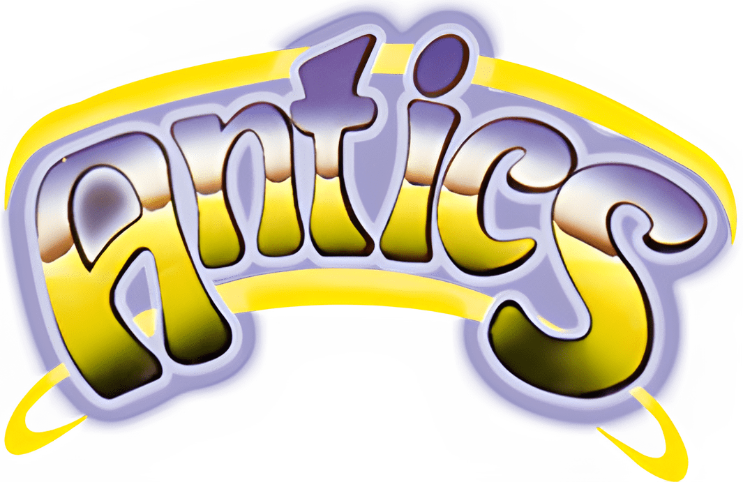 Antics logo for ZX Spectrum