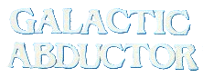 Galactic Abductor logo for ZX Spectrum