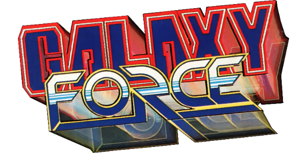 Galaxy Force logo for ZX Spectrum