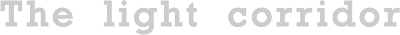 Light Corridor logo for ZX Spectrum