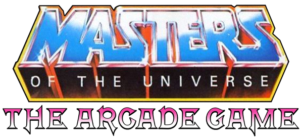Masters of the Universe: The Arcade Game logo for ZX Spectrum