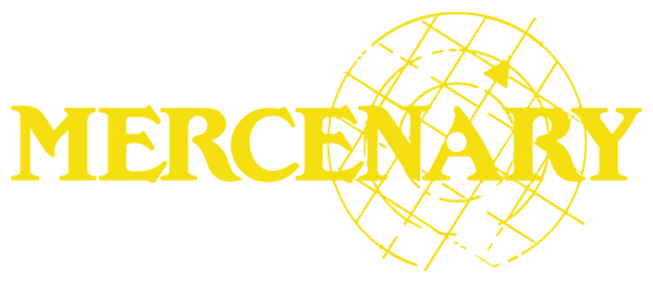 Mercenary logo for ZX Spectrum