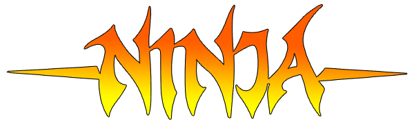 Ninja logo for ZX Spectrum