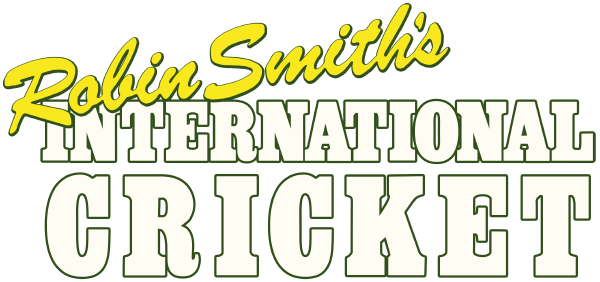 Robin Smith's International Cricket logo for ZX Spectrum