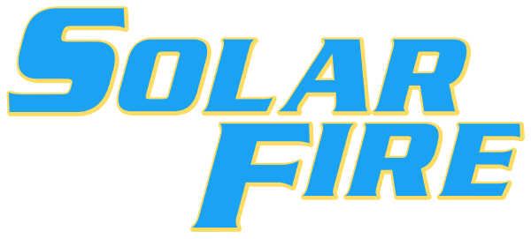 Solar Fire logo for ZX Spectrum