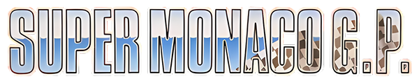 Super Monaco GP logo for ZX Spectrum