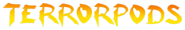 Terrorpods logo for ZX Spectrum