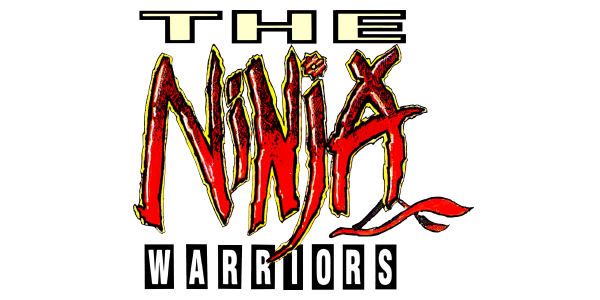 The Ninja Warriors logo for ZX Spectrum