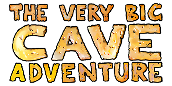 The Very Big Cave Adventure logo for ZX Spectrum
