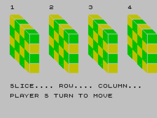 3D Quadracube screenshot 3 for ZX Spectrum