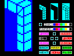 3D Game Maker screenshot 2 for ZX Spectrum