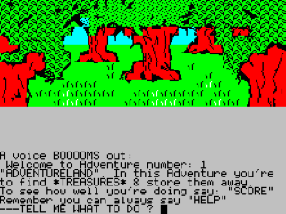 Adventureland screenshot 3 for ZX Spectrum