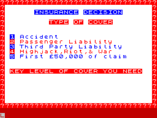 Airline screenshot 3 for ZX Spectrum