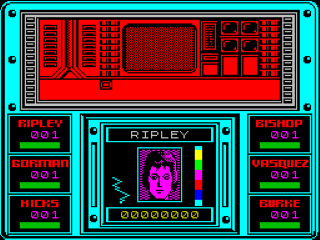 Alien screenshot 3 for ZX Spectrum
