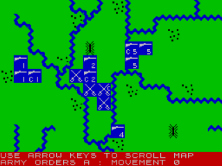 Austerlitz screenshot 3 for ZX Spectrum