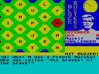 Blockbusters screenshot 3 for ZX Spectrum
