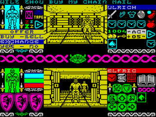 Bloodwych screenshot 2 for ZX Spectrum