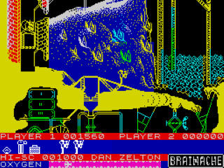 Brainache screenshot 2 for ZX Spectrum