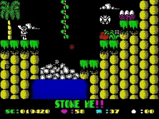 Cavemania screenshot 3 for ZX Spectrum