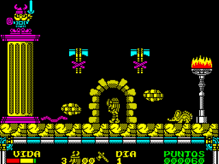 Drakkar screenshot 3 for ZX Spectrum