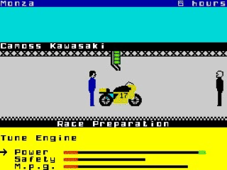 Endurance screenshot 3 for ZX Spectrum