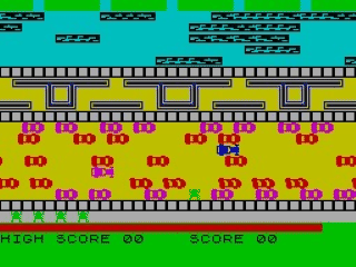 Frogger screenshot 2 for ZX Spectrum