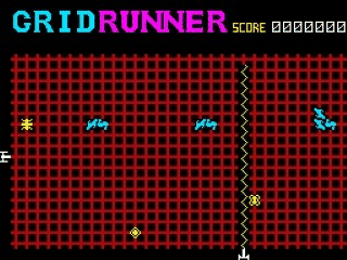 Gridrunner screenshot 2 for ZX Spectrum
