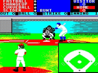 Hardball! screenshot 2 for ZX Spectrum